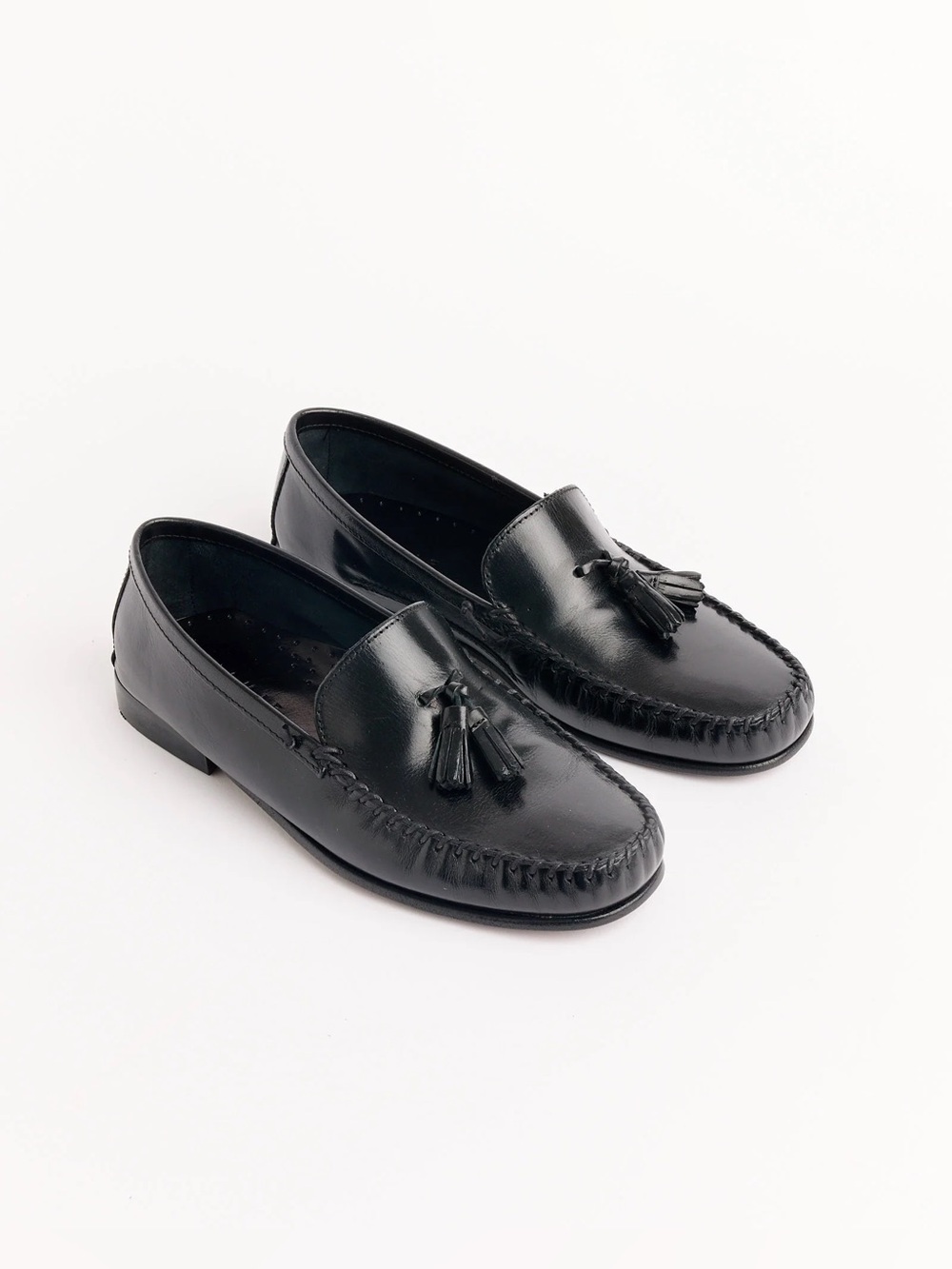 Jamie Haller The Tasselo Moc Loafer Shoes Leather Black Size 36